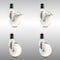 Service Caster 4 Inch 316SS Nylon Swivel 1-1/2 Inch Expanding Stem Caster Lock Brake SCC, 2PK SCC-SS316TTLEX20S414-NYS-2-S-2-112 - alternate 1